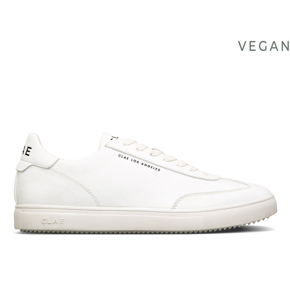 CLAE DEANE VEGAN Shoes Womens USA150-I74 In Triple White Vegan